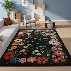 3x5 Rug for Bedroom,Washable Rugs for Living Room